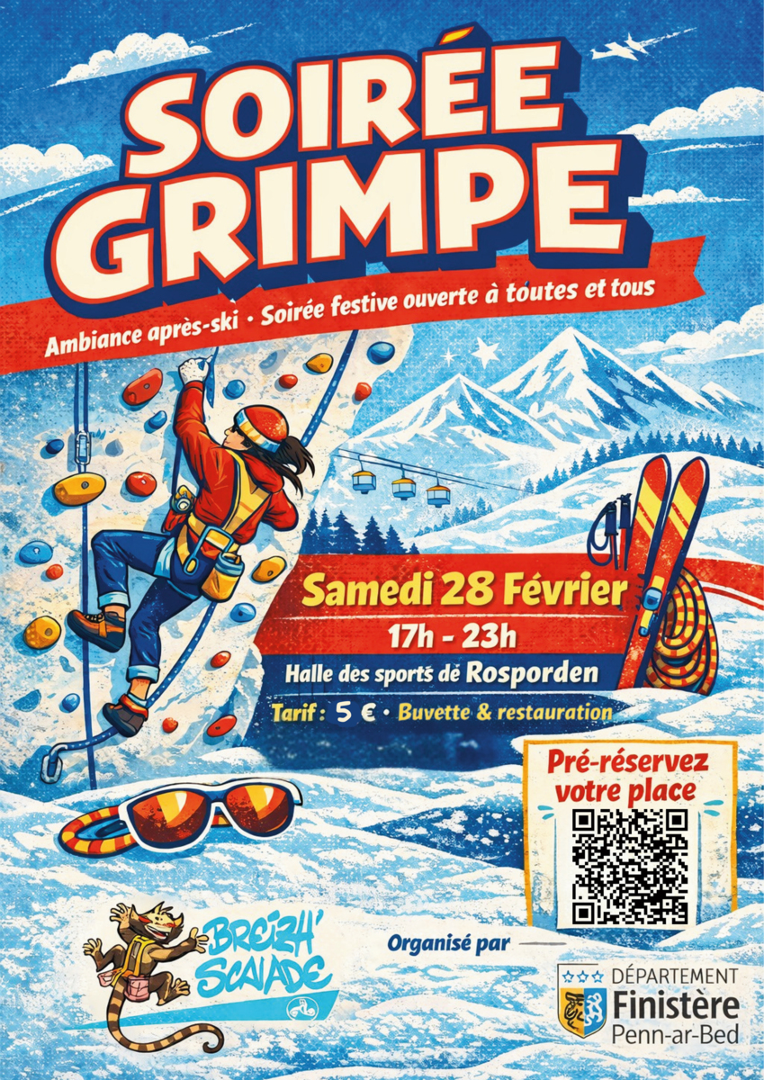 Soirée grimpe Ambiance après-ski