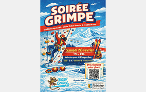 Soirée grimpe Ambiance après-ski
